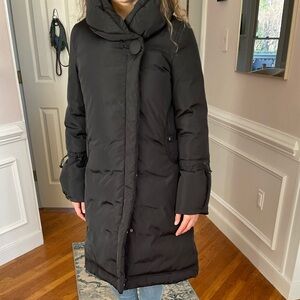 Soia & Kyo Black Parker Down-Filled Winter Coat